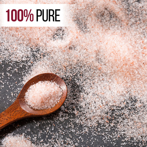 Pink Salt Wide Mouth Glass Jar with Cork Stopper - 1.1 lbs | Himalayan Chef